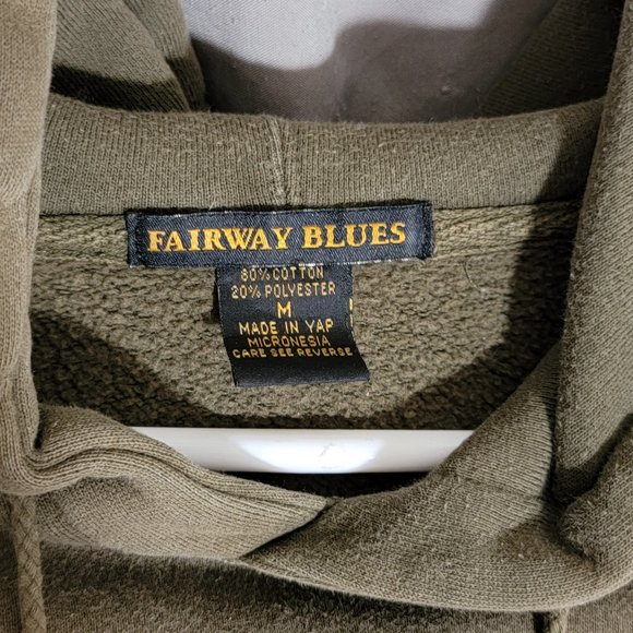 Pebble Beach Golf Links ⛳️ Hooded Sweatshirt ⛳️ Olive/Brown ⛳️ Lots of Life Left - Picture 8 of 10